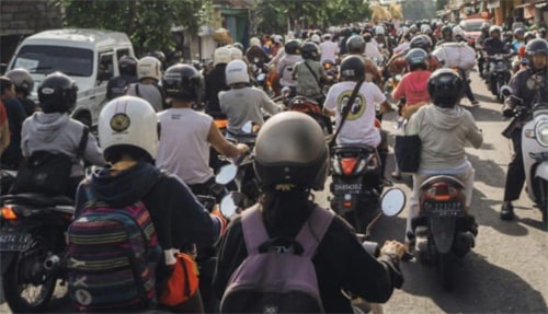 Motorcyklar på Bali